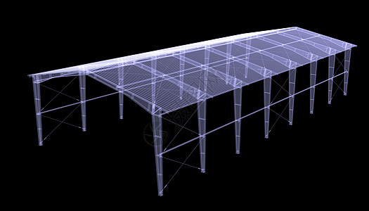 工业结构的拉伸建筑师草图公寓倾斜绘画阴影金属建筑学机器射线图片