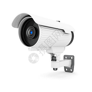 相机监视记录警卫视频电子产品镜片安全控制技术白色图片