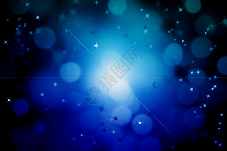 光闪闪闪发光的恒星插图蓝色灰尘魔法光束艺术极光宇宙天空火花图片