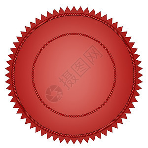 红海豹徽章圆圈空白标签印章印模荣誉星形股票证书背景图片