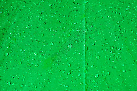 绿帆布上的水滴图片