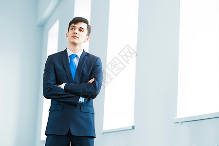 商务人士成功幸福工作窗户员工成人男性公司商务人士图片