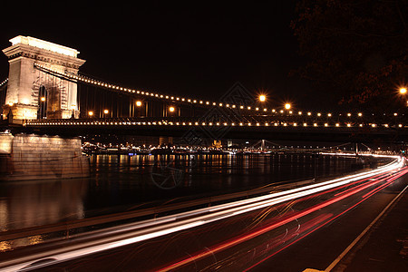 连链桥黄色灯光街道城市心情天际景观首都运动运输图片