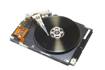 硬盘贮存驾驶损失硬件数据技术金属圆圈拼盘宏观图片