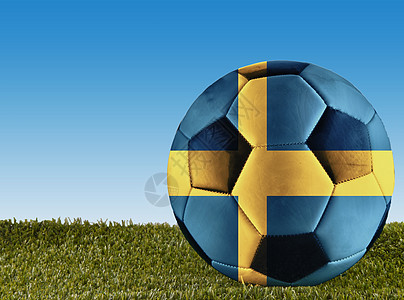 立体足球素材瑞典足球场地运动杯子白色竞赛团队游戏世界黑色闲暇背景