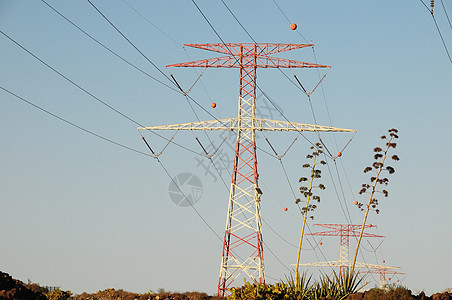 电极电压电缆发电机技术网络电气金属工程工业天空图片