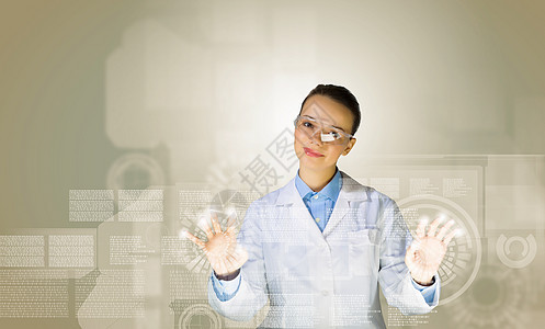 创新技术医院保健诊断护士医生女士学生高科技临床方案图片