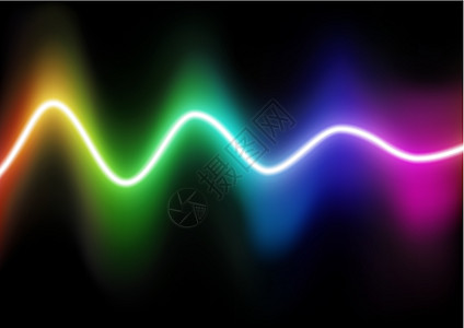 彩虹背景摘要插图射线光谱曲线坡度图片