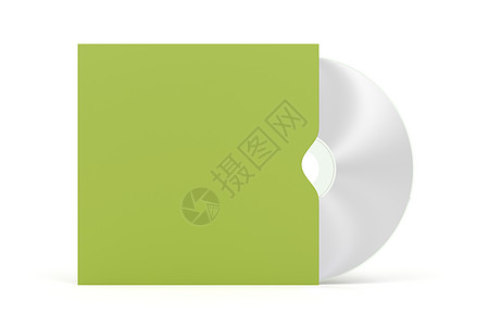光盘音乐磁盘电影案件电脑标签软件绿色信封包装图片