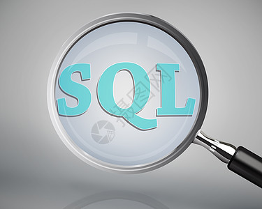 显示 sql 单词的放大镜图片