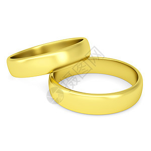 两个黄金结婚戒指仪式誓言剪裁幸福珠宝白色已婚宏观宗教希望图片