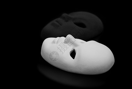黑白面具歌剧乐趣假期眼睛人体黑色剧院文艺享受风俗图片