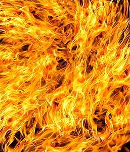 火火焰红色橙子煤炭辉光篝火余烬黄色木炭烧伤图片
