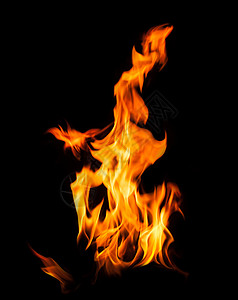 火火焰橙子黄色余烬辉光木炭篝火煤炭烧伤红色图片