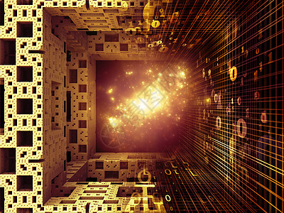 分形王国的魔术网格信息技术陈述计算计算机代码虚拟现实科学尺寸教育图片