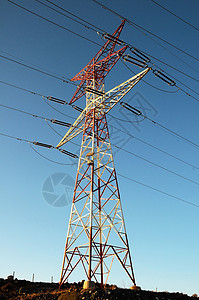 电极天空工程电压技术发电机活力电气传播危险金属图片