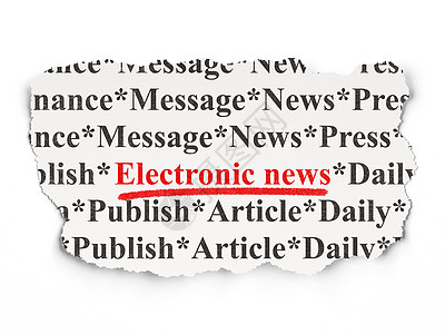 新闻概念 关于纸面背景的电子新闻出版物金融报纸公告打印通讯刊物床单杂志邮政图片