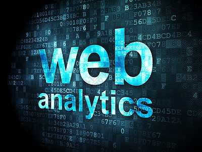 SEO 网络发展概念 数字背景的网络分析设计监视器展示营销托管数据代码蓝色网页像素化图片