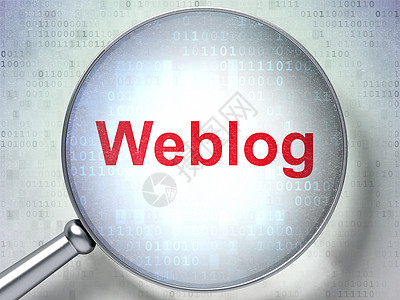 网络开发概念 Weblog(German)使用光学玻璃图片