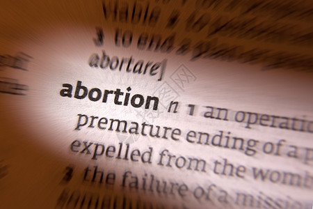 堕胎 - 字典定义图片