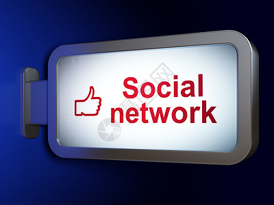 社会网络概念 社会网络和在广告板上的类似做法c图片