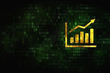营销概念 数字背景增长图数字背景广告绿色展示图表社会战略技术市场宣传产品图片