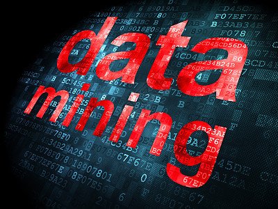信息概念 数字背景上的数据挖掘备份代码技术程序矿业贮存加工监视器数据库展示图片