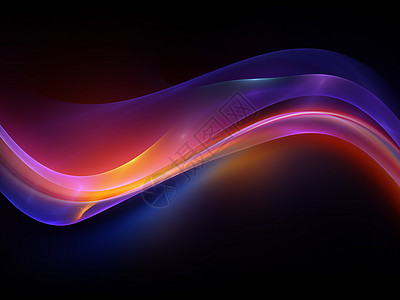 数字分形波曲线流动元素正弦波轻轨墙纸技术溪流紫色数学图片