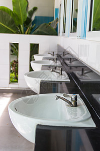 现代式公共厕所洗手盆室内设计图案图片