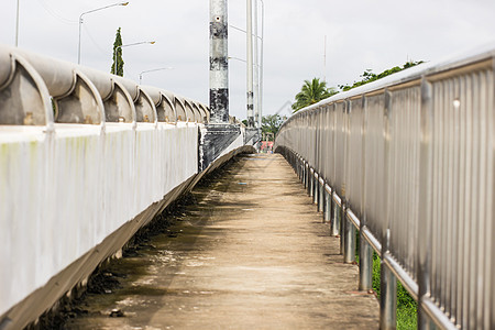 泰国河对面的桥都市城市摩天大楼风光景观建筑城市生活办公旅行地标背景图片