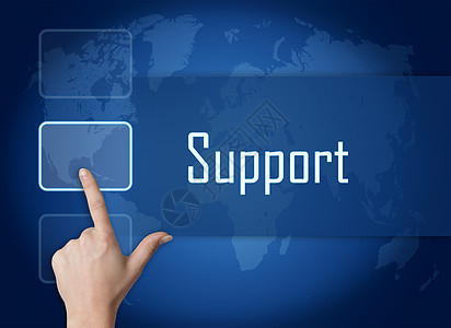 支持商业电话互联网求助工人中心职员合作顾问屏幕图片