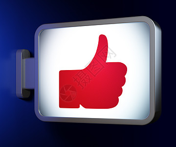 社会网络概念 类似广告牌背景的社交网络概念木板互联网按钮灯箱横幅电脑社区手指展示速度图片