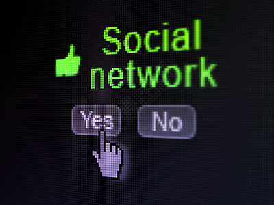 社交网络概念 像数字计算机屏幕上的图标和社交网络图片