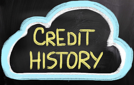 信用史历史概念商业银行数据报告卡片现金分数客户债务床单图片
