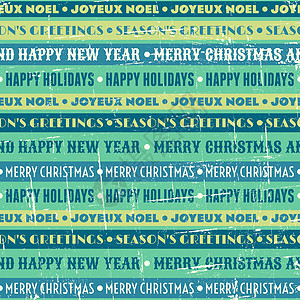 无缝圣诞图案卡片划痕邀请函庆典新年剪贴簿插图包装季节墙纸图片