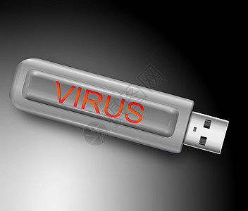 病毒概念电脑风险技术感染黑色红色木马漏洞攻击程序图片