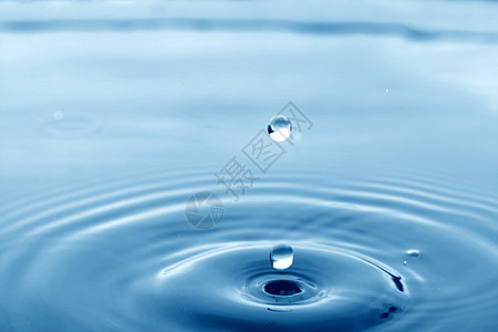 水喷水海浪圆圈运动波纹涟漪流动飞溅美丽口渴蓝色图片