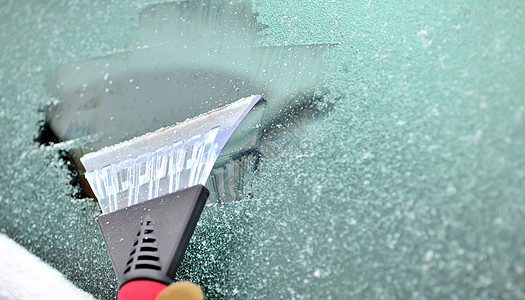 冰雪刮结手套刮刀打扫安全汽车磨砂温度车辆冰镇塑料图片
