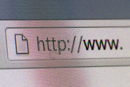 WWW 文本在互联网浏览器的地址栏中图片