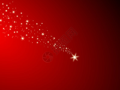 红背景的落星圣诞星星运气艺术踪迹祝福彗星幸福火球黑色图片
