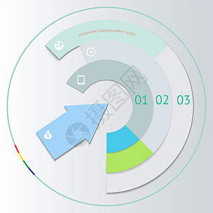 信息图要素 现代设计圈模板 可用于信息图 矢量和媒介体文本作品样本空白图表推介会插图网站横幅互联网图片