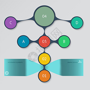 信息图要素 现代设计圈模板 可用于信息图 矢量和媒介体网络空白样本文本作品横幅图表商业插图互联网图片
