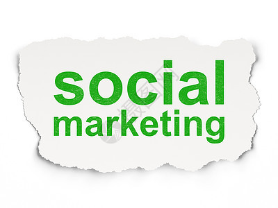 营销概念 用纸面背景进行社会营销广告销售顾客社区客户互联网战略产品创造力市场图片