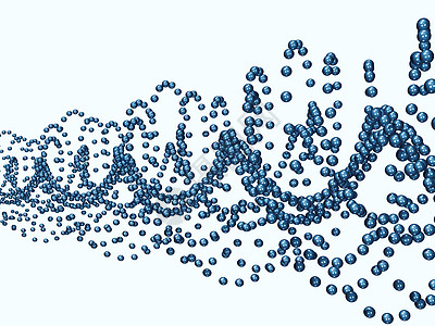蓝螺旋渲染物理实验室蓝色旋转化学元素运动纽带海浪图片