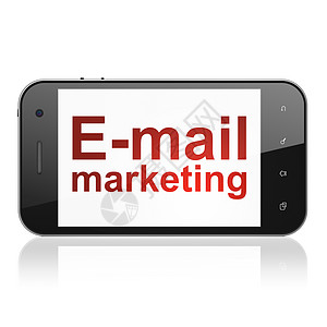 营销概念 关于智能手机的电子邮件营销图片