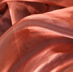 红色纹理贴近了帆布柔软度材料新娘曲线窗帘折痕热情纺织品奢华图片