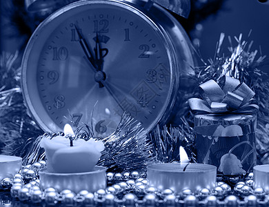 新年快乐箭头数字花环庆典装饰品时间欲望假期轮缘新年背景图片