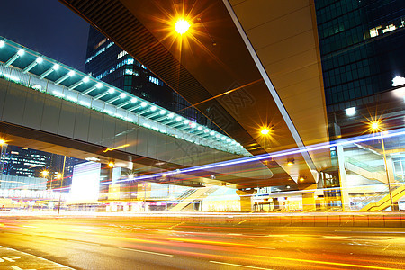 夜间公路路沥青场景景观运动汽车建筑学路口商业小径小时图片