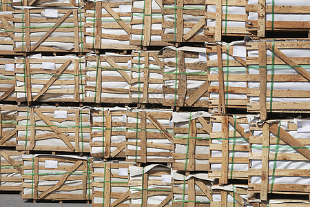 建筑材料堆积板数工业建筑伐木场施工摄影积累材料木材构造盒子图片
