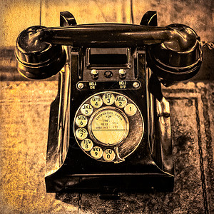 旧旧拨号电话详细单色查看器图片